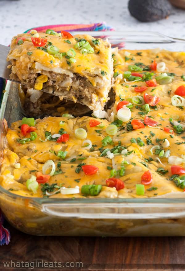 Enchilada casserole