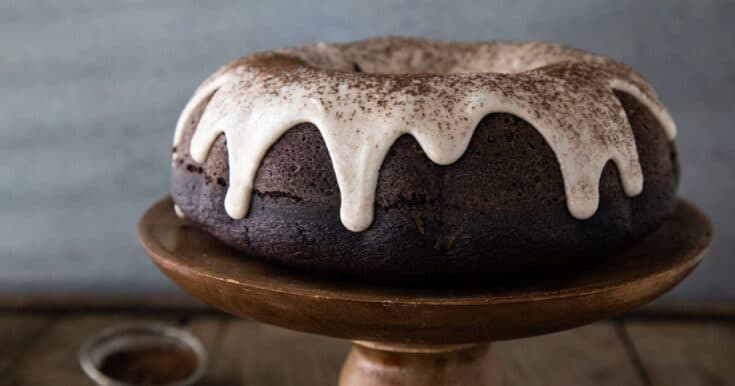 FB Mexican Chocolate Cake with Cinnamon Glaze