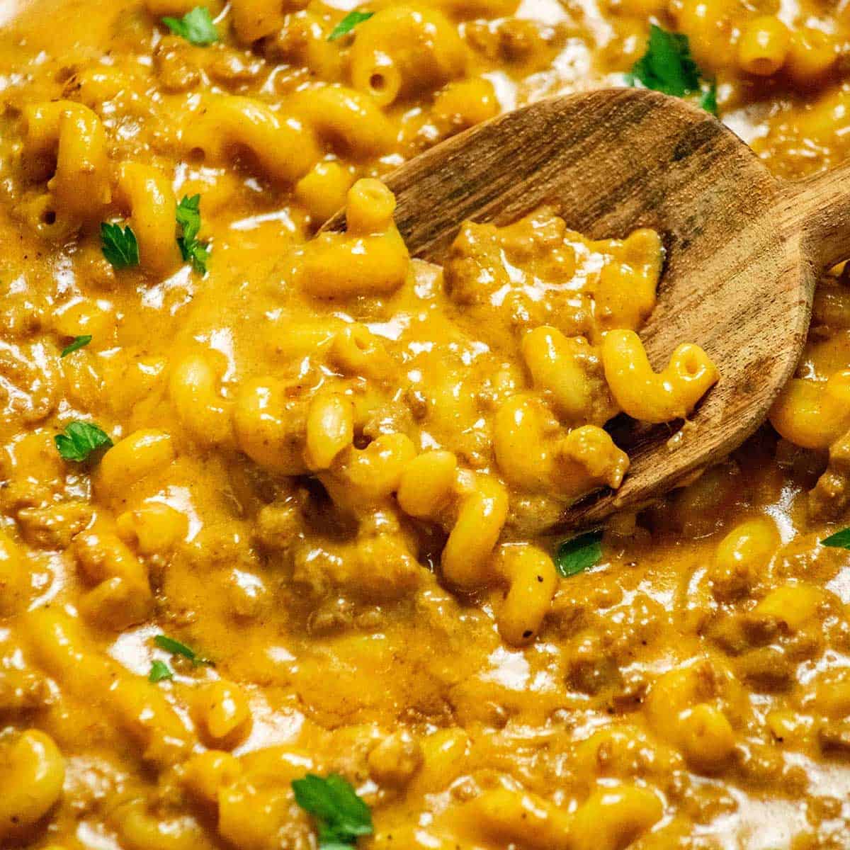 One Pot Homemade Cheeseburger Macaroni Hamburger Helper