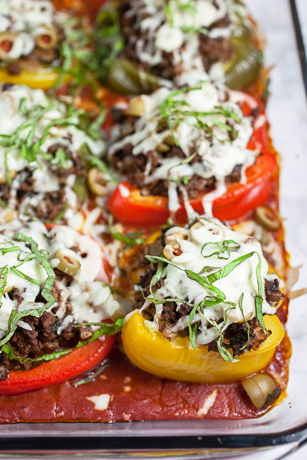 Pizza Stuffed Peppers 8