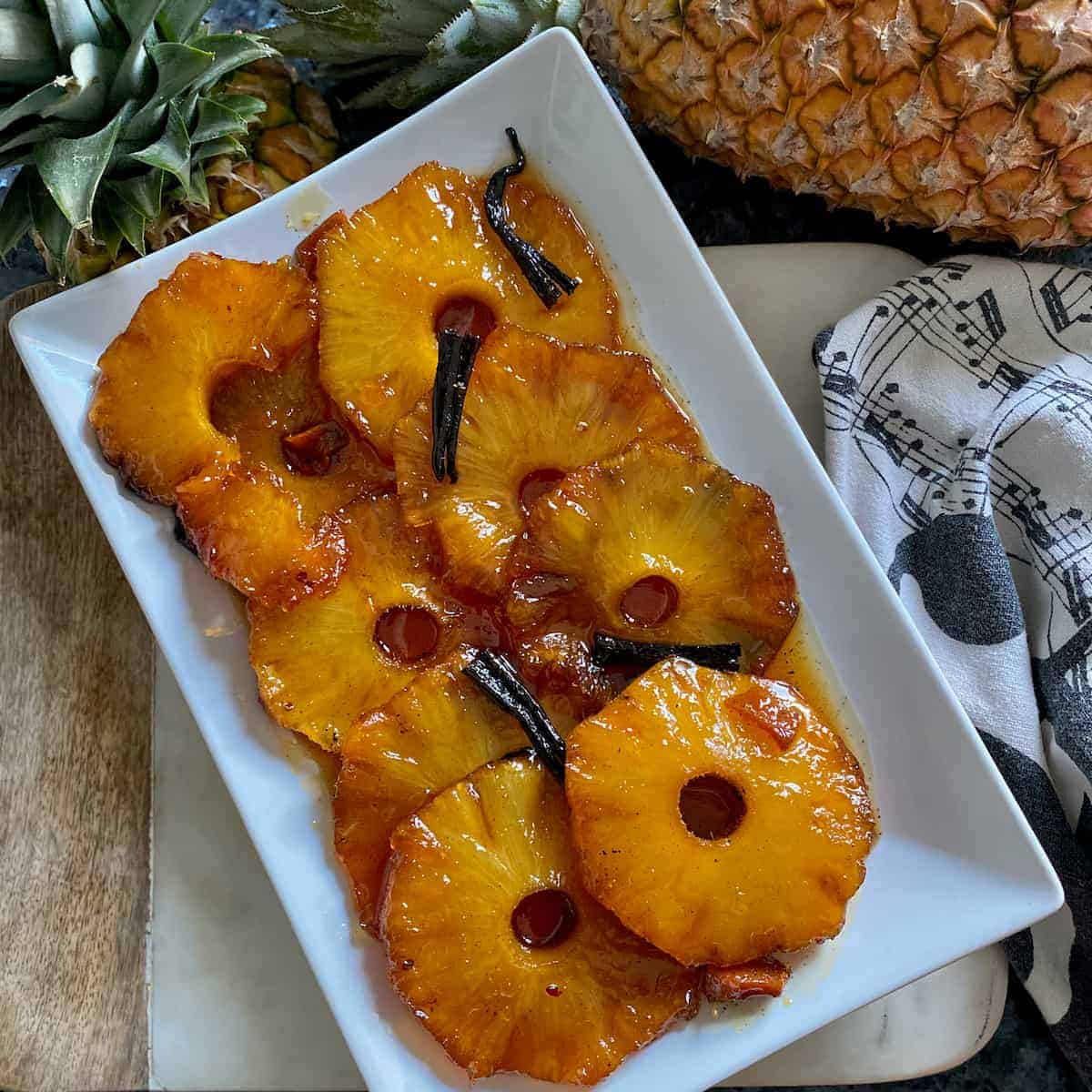 Roasted pineapple recipe