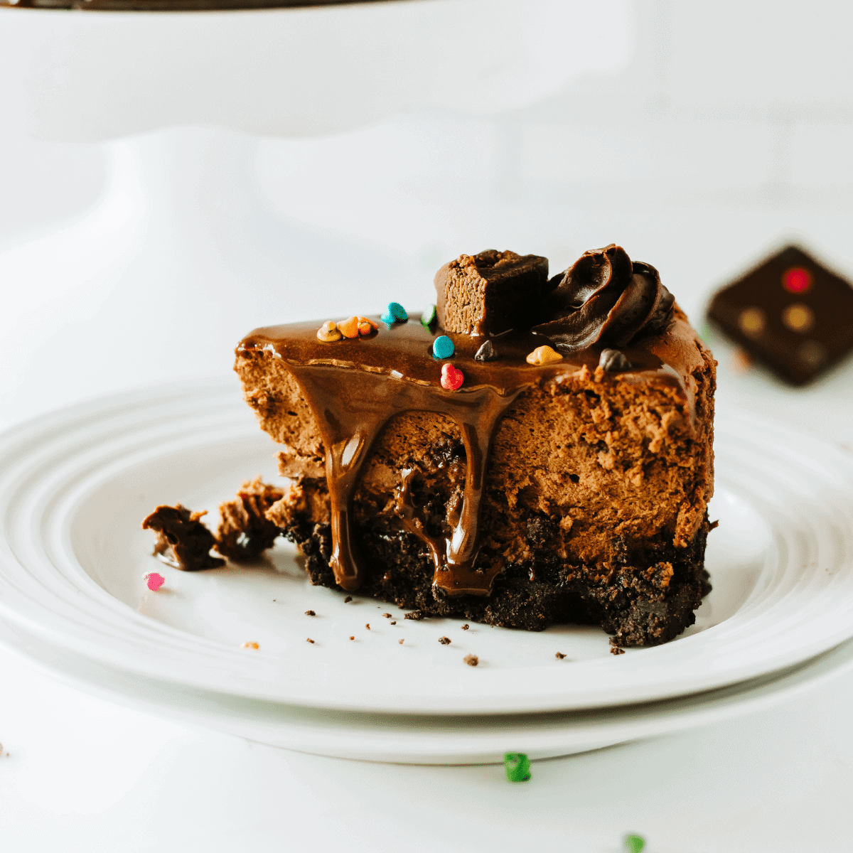 brownie chocolate cheesecake Featured Image