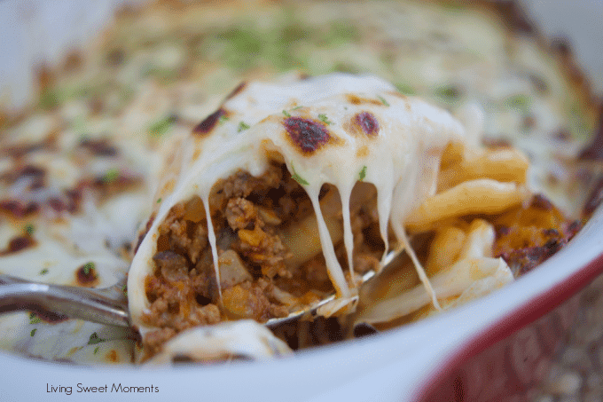 cheesy beef and pasta casserole recipe1