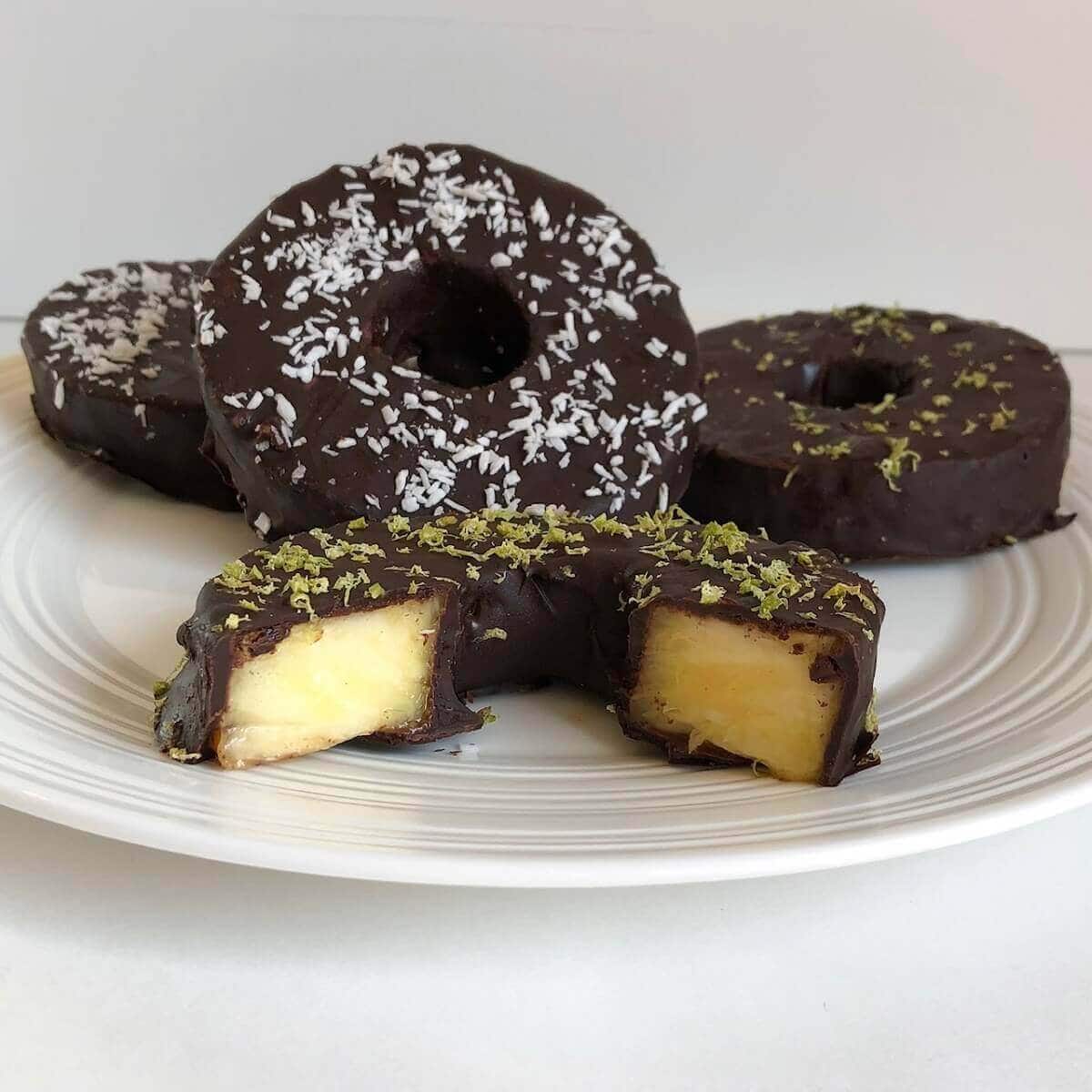 chocolate covered pineapple