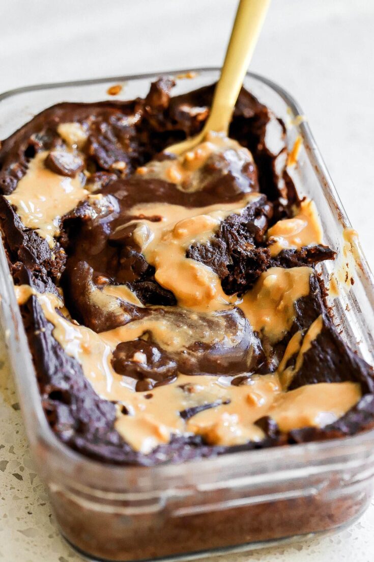 chocolate protein powder lava cake