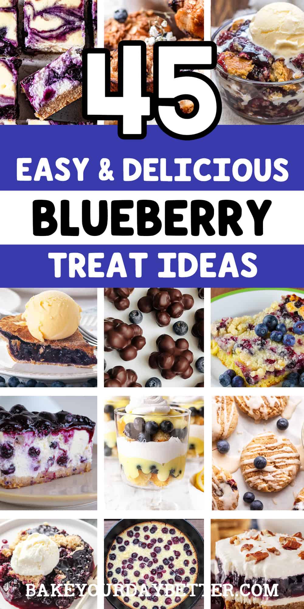 45 easy and delicious blueberry treat ideas