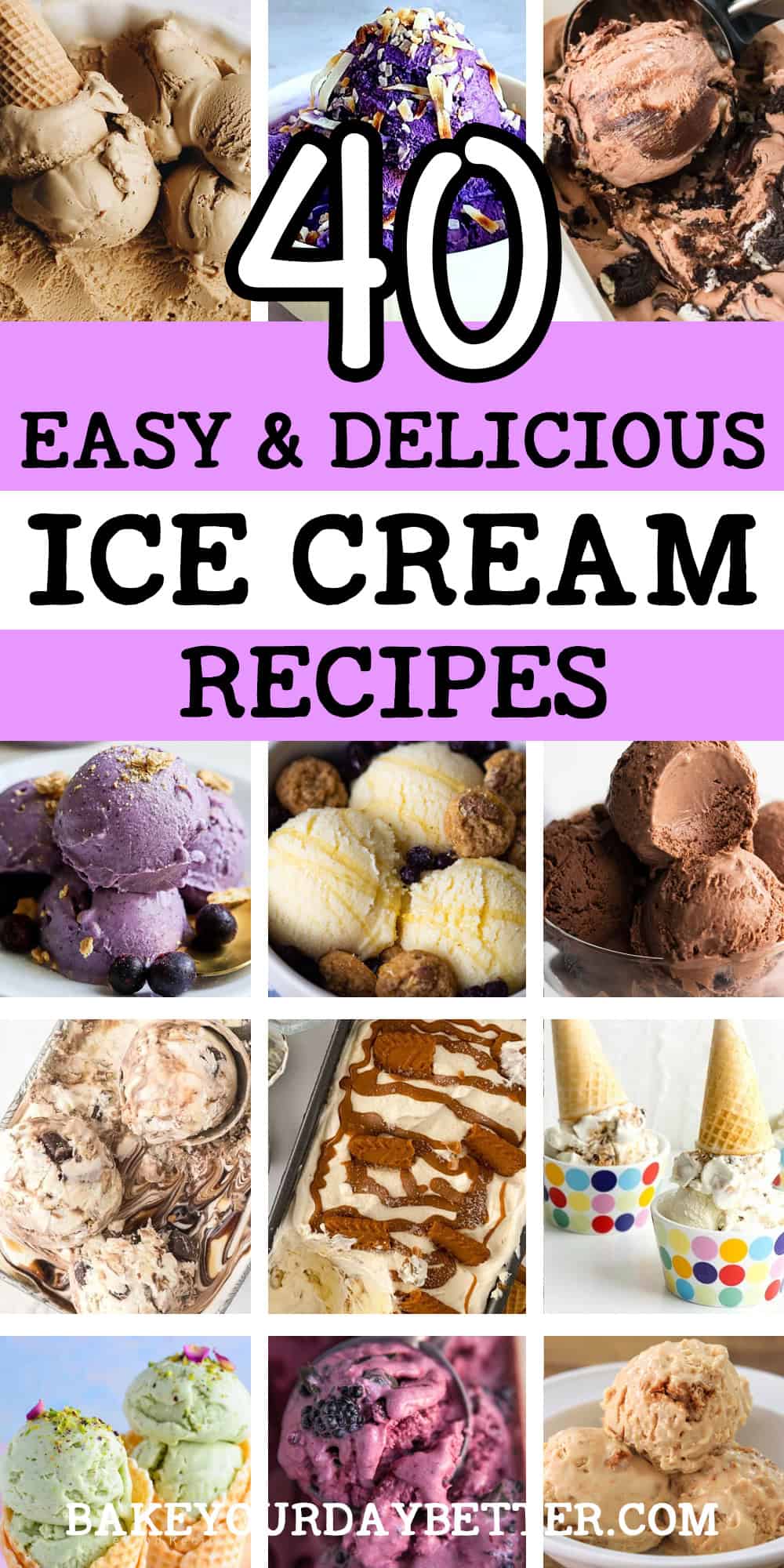 40 easy and delicious ice cream recipes