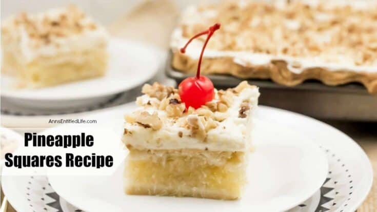 pineapple squares recipe photo