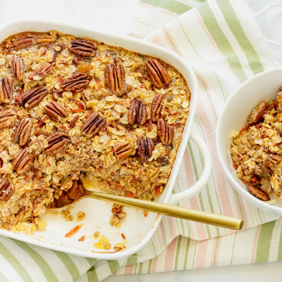Carrot Cake Baked Oatmeal 16