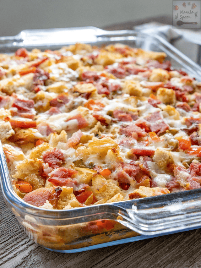 Colorful Ham Strata Story Poster Image