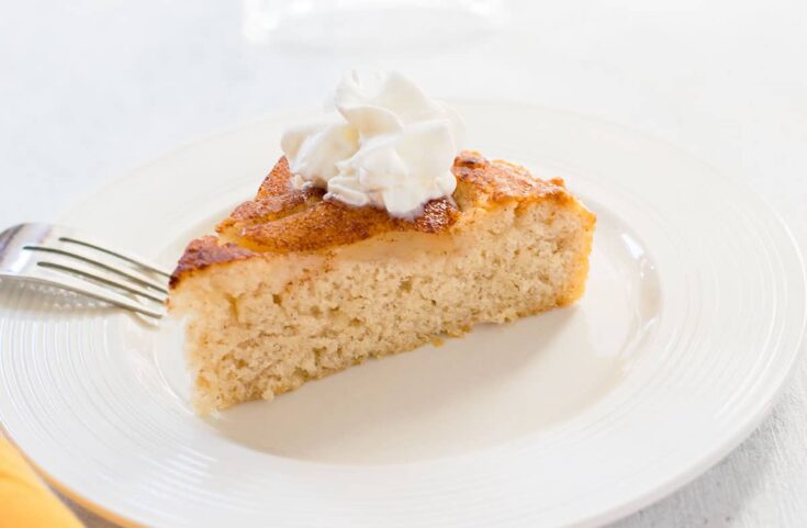 FB Amaretto Pear Cake with Canned Pears Image