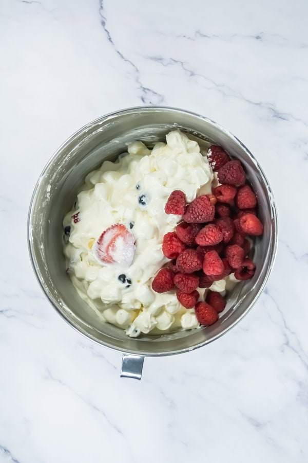 add the raspberries