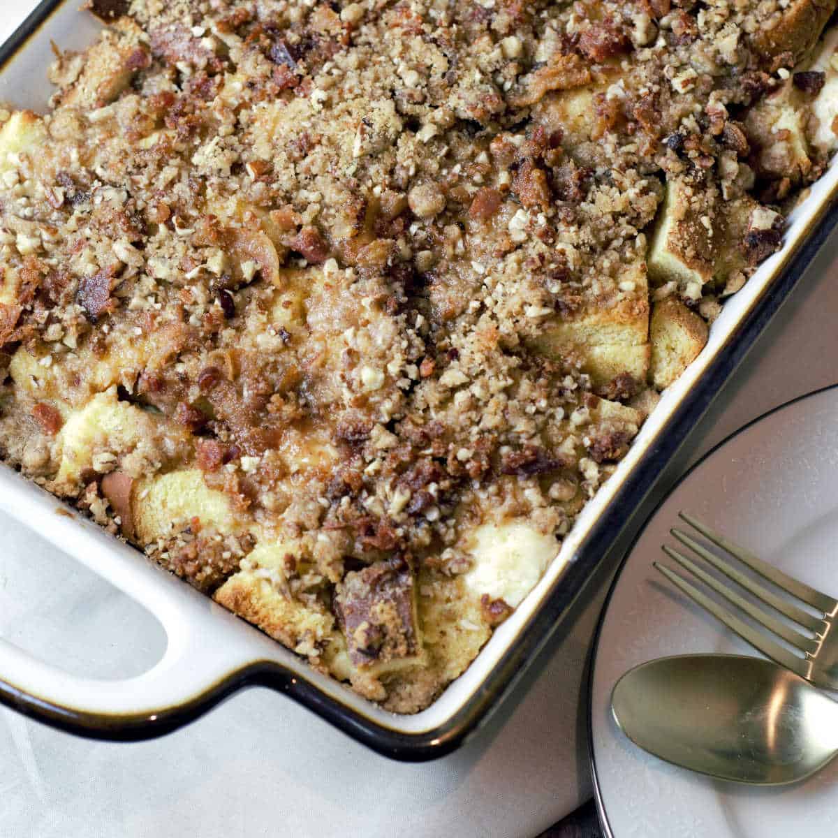 brioche french toast casserole feature