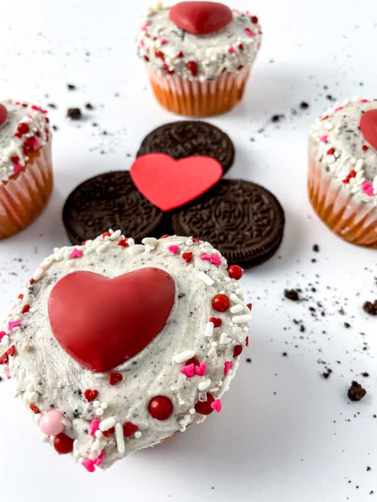 Berry Sweet on You: Strawberry Cookies & Cream Cupcakes