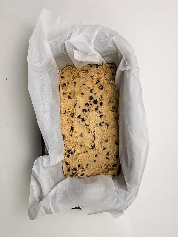 cookie layer before baking