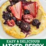 easy & delicious mixed berry puff pastries