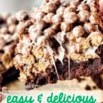 easy and delicious gooey marshmallow brownie bars