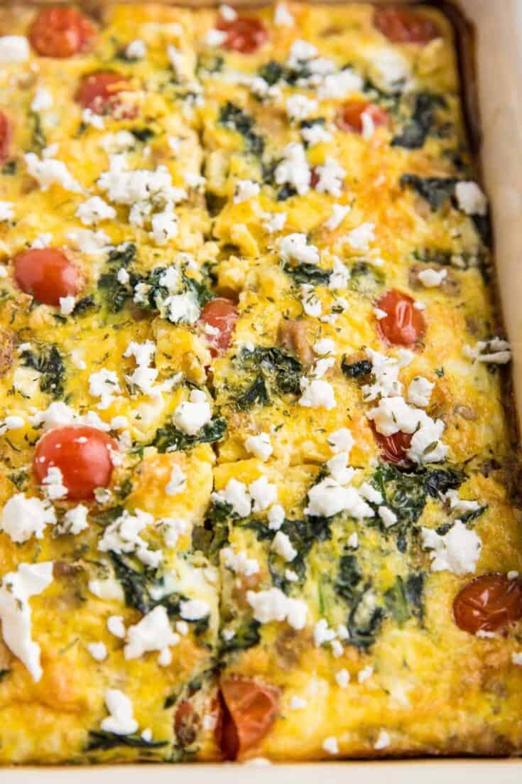 mediterranean breakfast casserole recipe