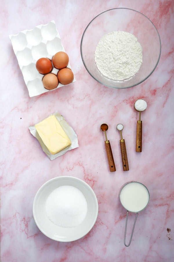 vanilla cake ingredients
