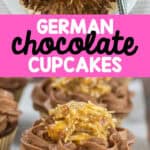 german chocolate cupcakes