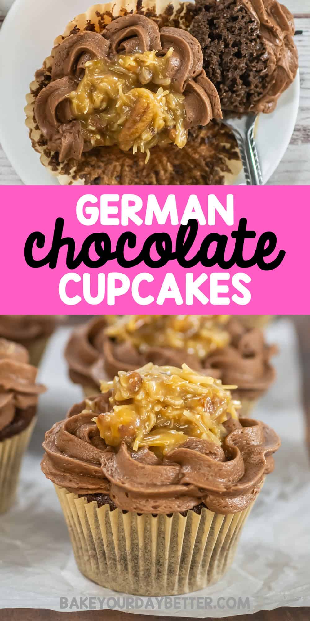 german chocolate cupcakes