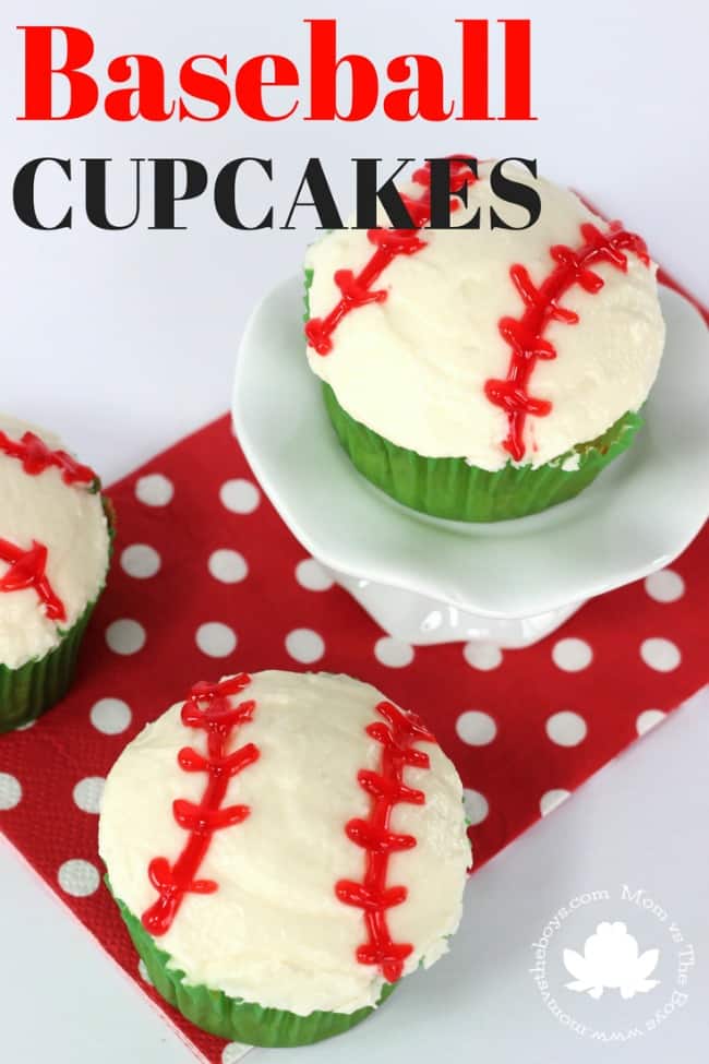 BASEBALL CUPCAKES PM
