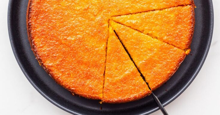 Best orange almond cake made with whole oranges
