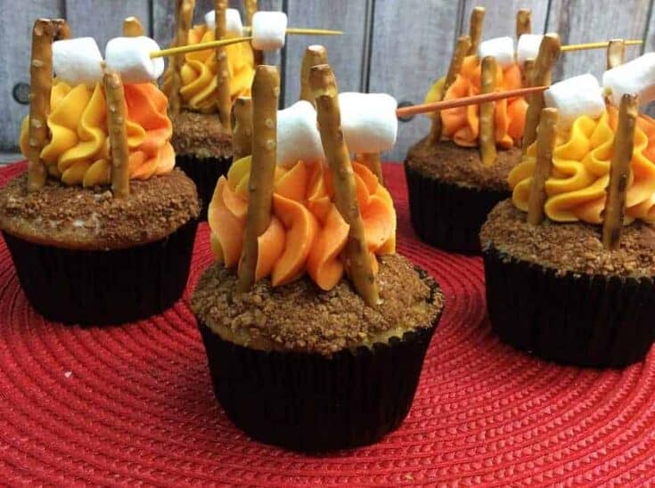 Campfire pit cupcake 3 5