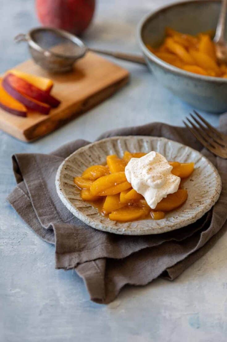 FT Peach Compote Recipe