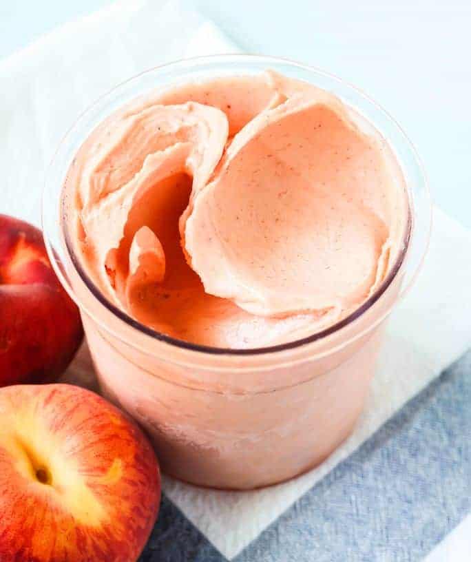 Ninja Creami Fresh Peach Sorbet FEATURE