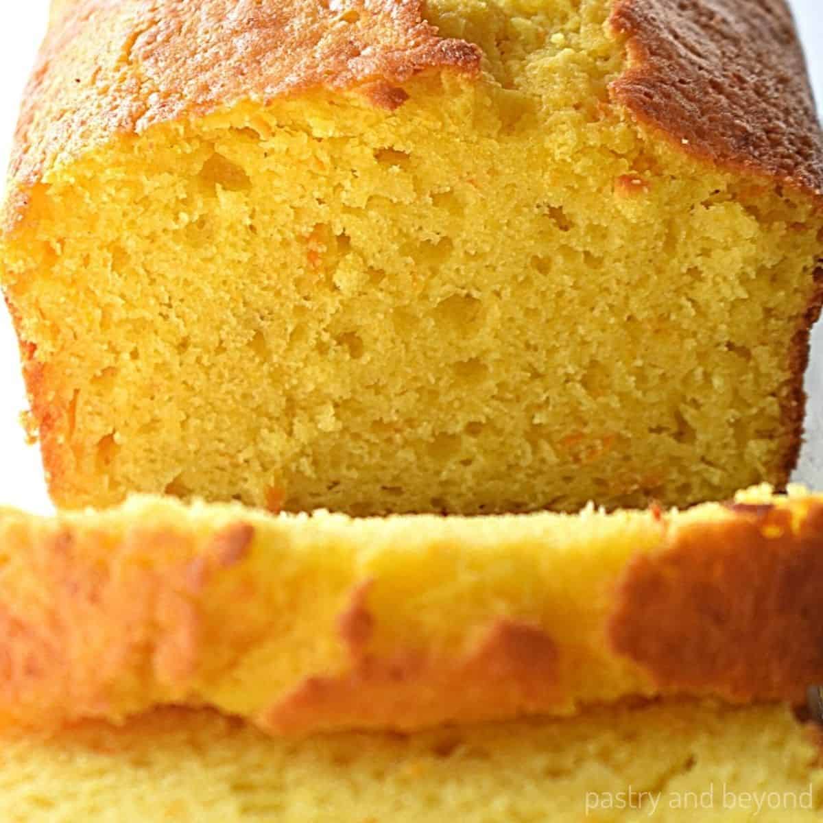 Orange Cake Loaf featured