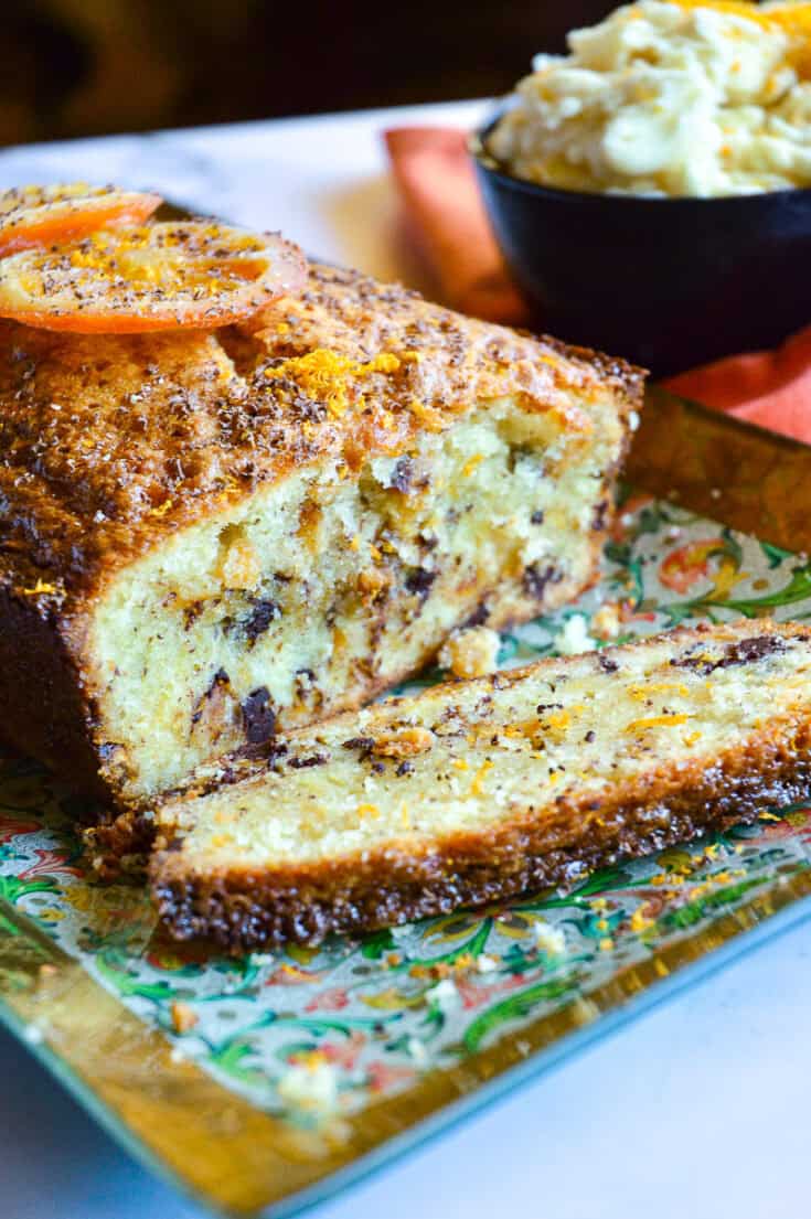 Orange poundcake with Chocolate Chunks 10 of 10