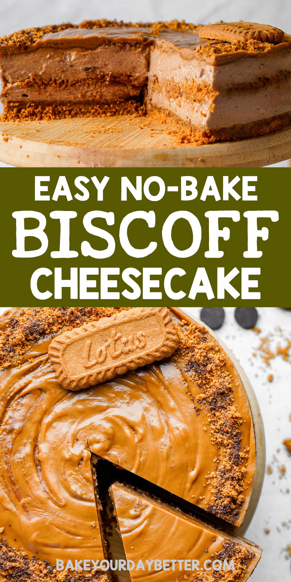 easy no-bake biscoff cheesecake