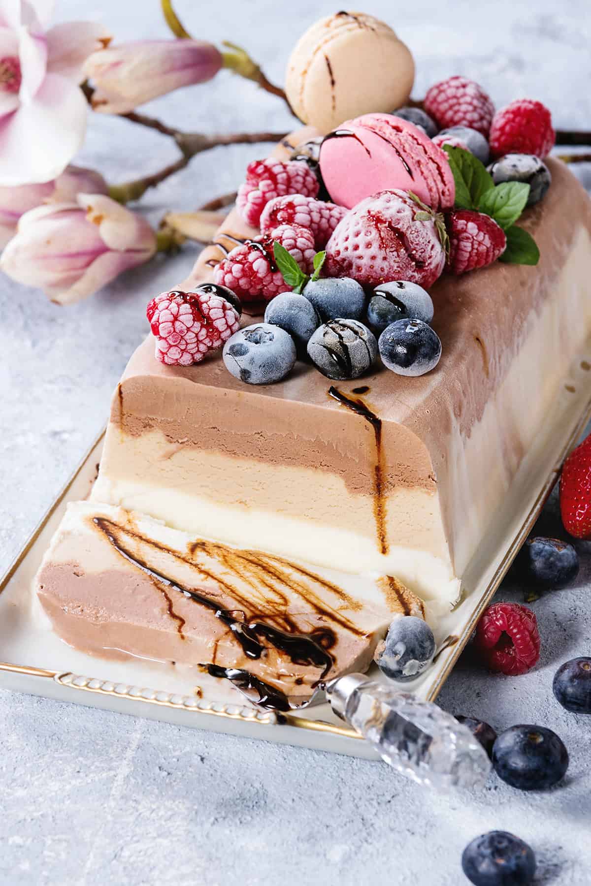 ice cream and ice box cakes