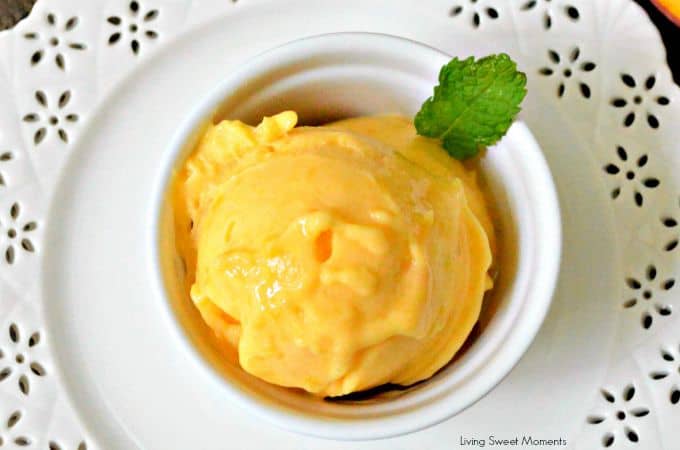 peach sorbet recipe