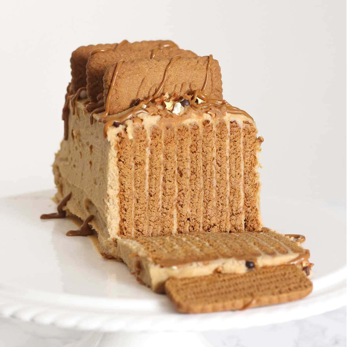 thumbnail image of biscoff icebox cake