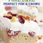 cranberry poke cake perfect for a crowd
