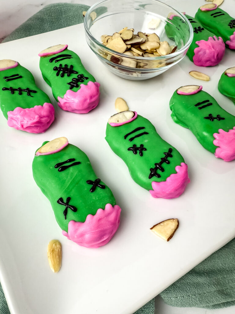 cute halloween nutter butter zombie fingers
