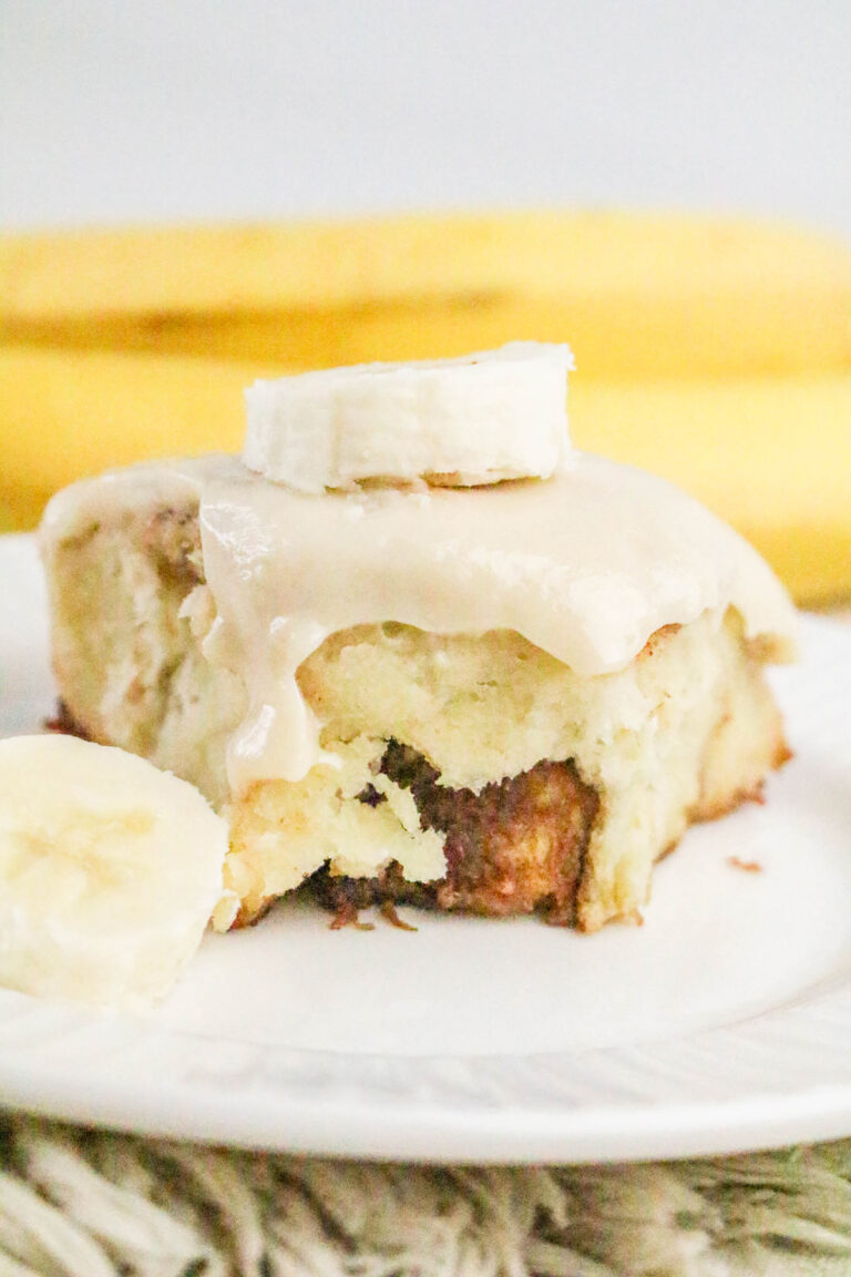easy no yeast banana cinnamon rolls