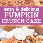 easy and delicious pumpkin crunch cake