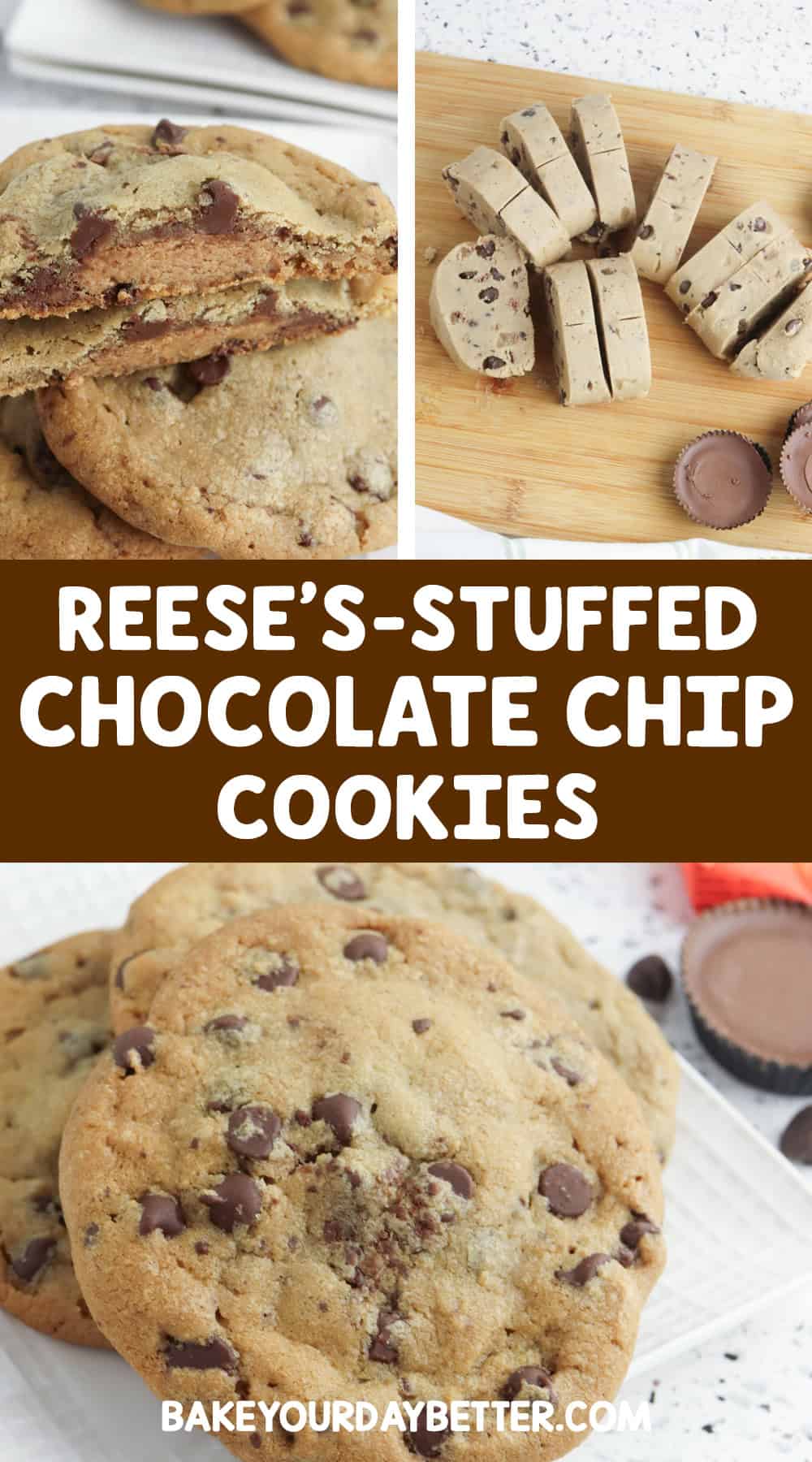 reese's stuffed chocolate chip cookies