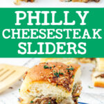 philly cheesesteak sliders