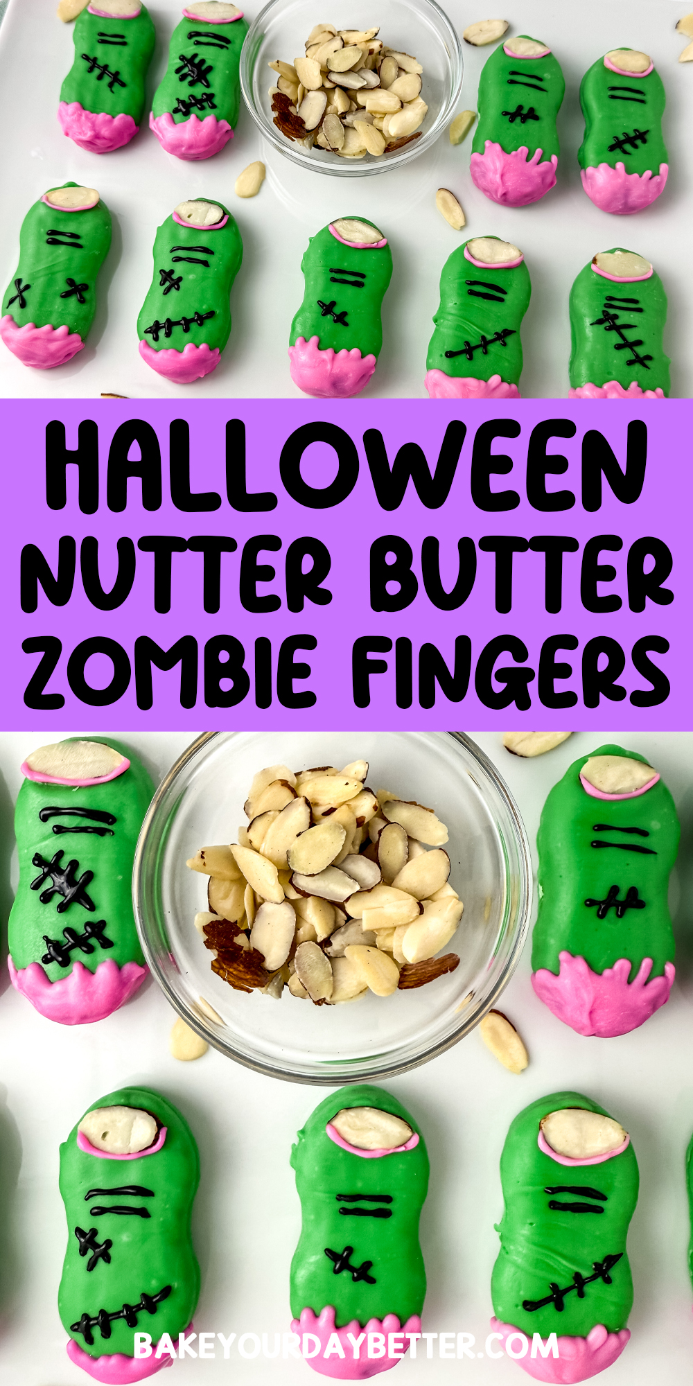 halloween nutter butter zombie fingers