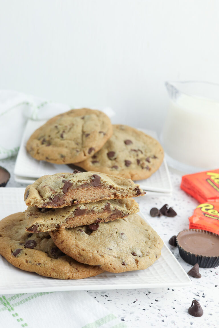 reese's stuffed chocolate chip cookies
