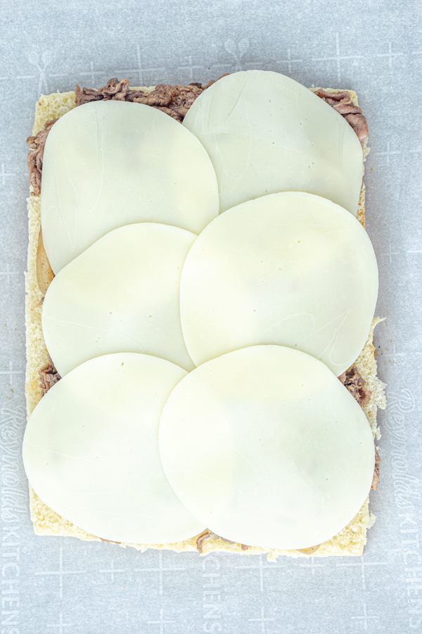 add the provolone cheese