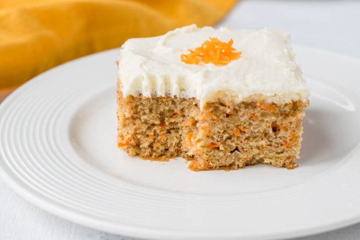 FB Single Layer Carrot Cake Without Nuts So Moist Image