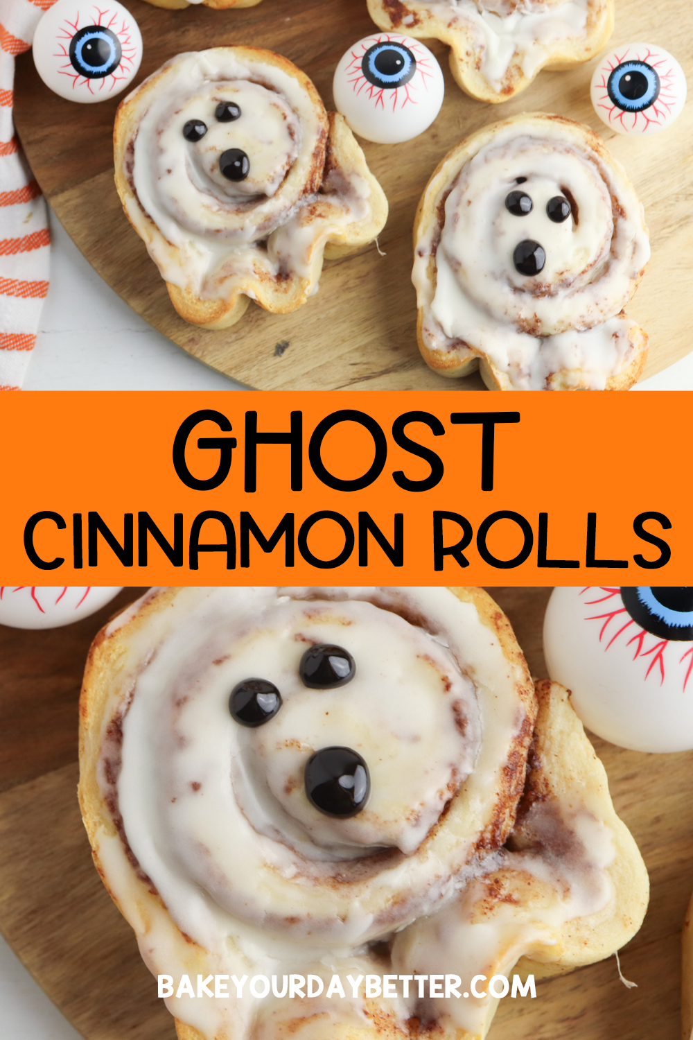 ghost cinnamon rolls