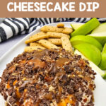 easy and delicious caramel apple cheesecake dip