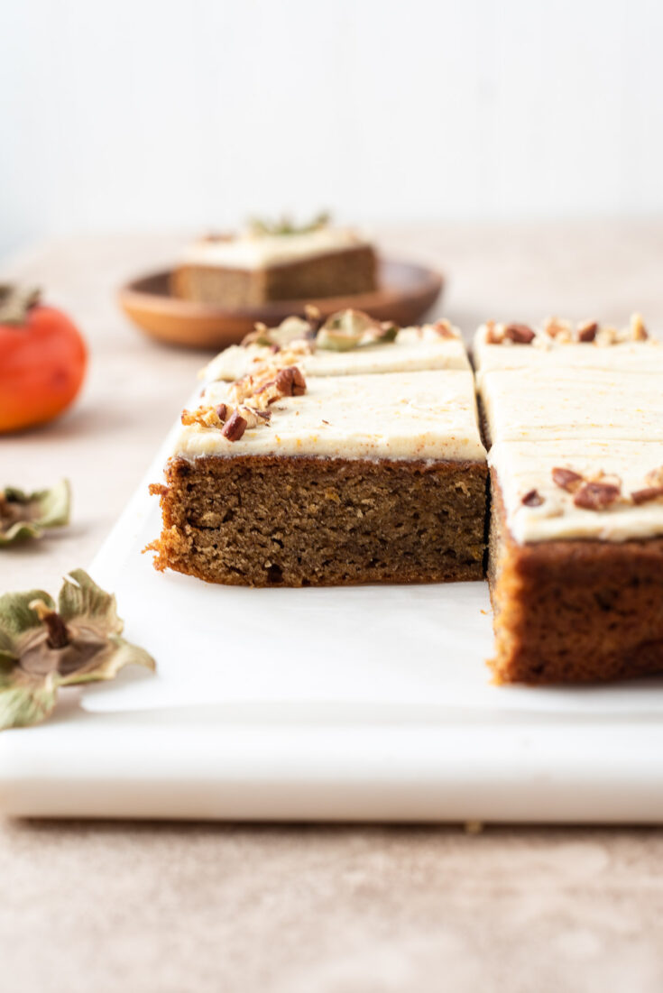 persimmon cake 1