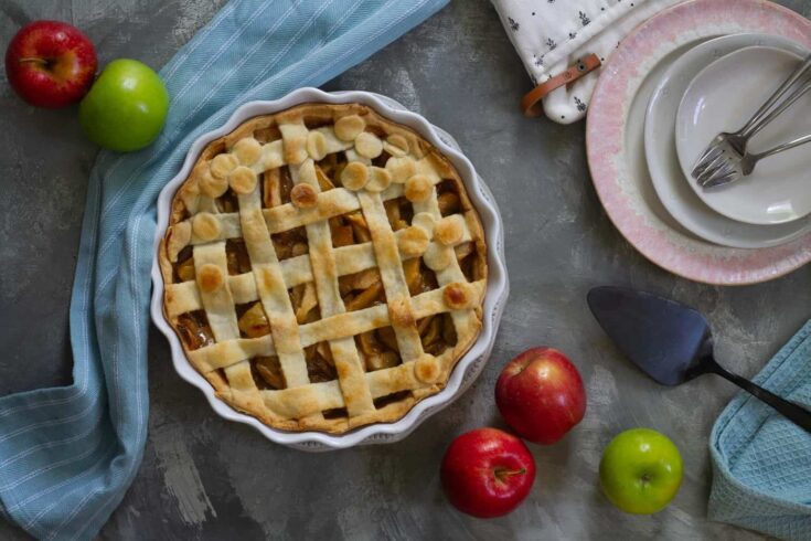 vegan apple pie small 24